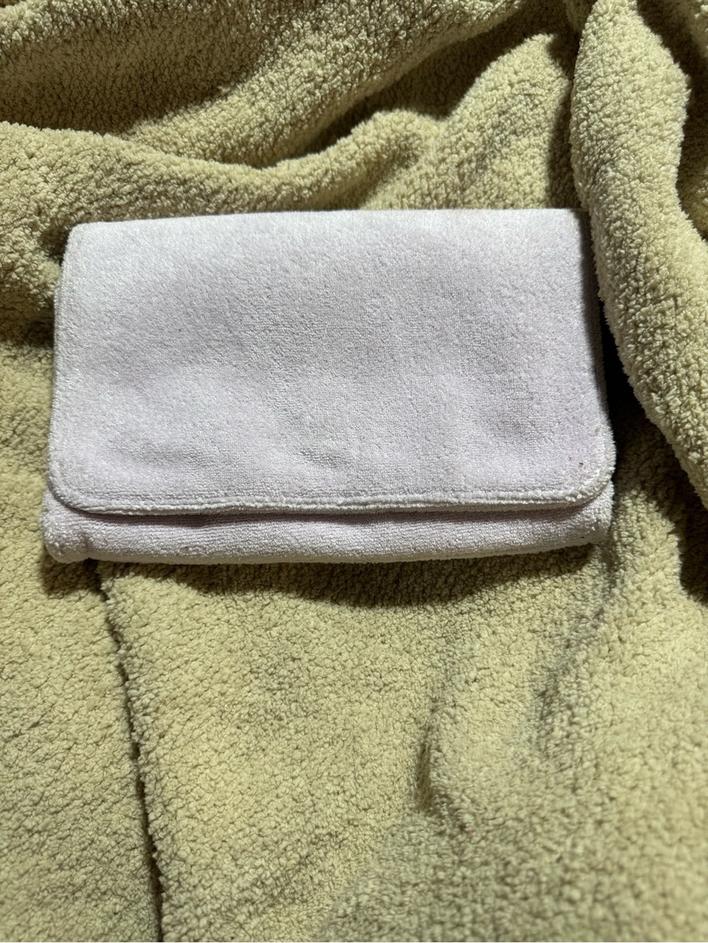 Women's Soft Suede Foldover Clutch - Lilac Stoney clover